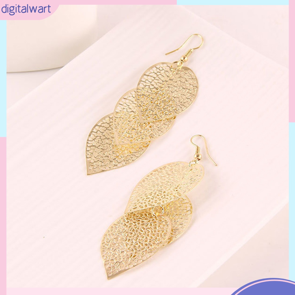 Bông Tai Hình Chiếc Lá Thời Trang Dành Cho Nữ