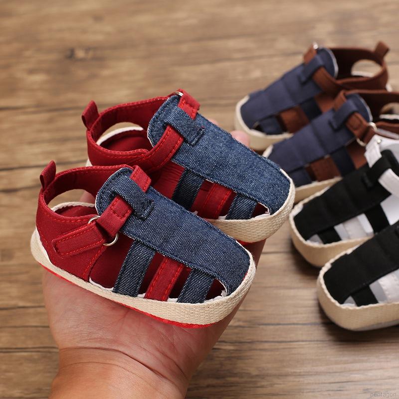 Xăng đan Vải Cotton Cho Bé Từ 0-1 Tuổi
