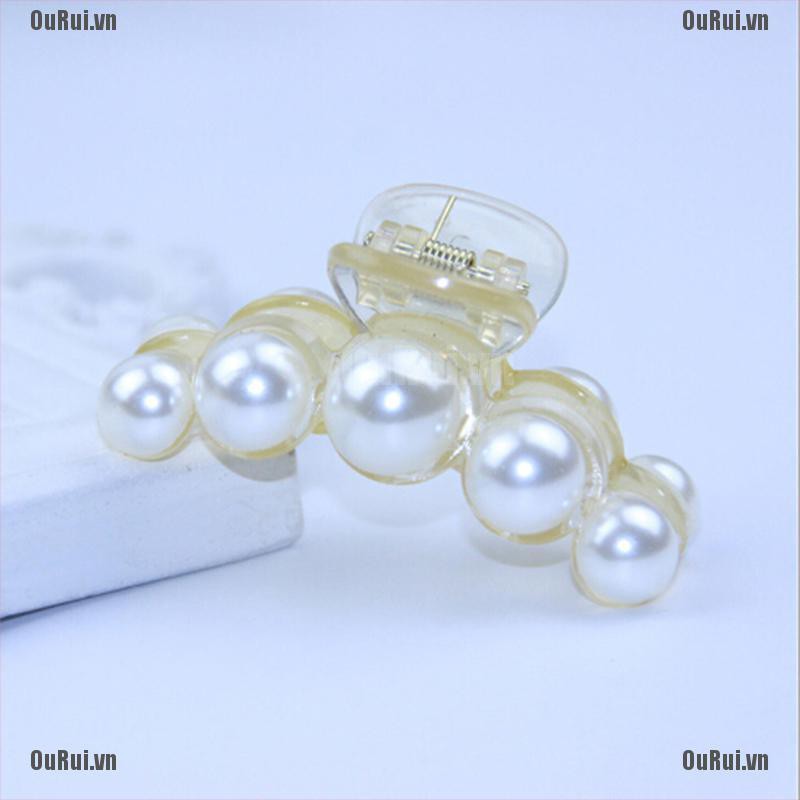 Kẹp Tóc Giả Đính Ngọc Trai Thanh Lịch Dành Cho Nữ