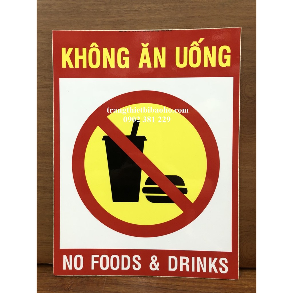 Biển báo Fomex dán decal nhiều mẫu lựa chọn kích thước 30 x 40