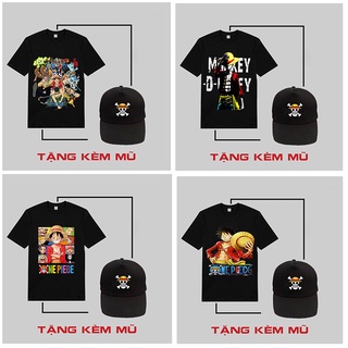 Áo luffy op 💥 bst áo thun one piece sasuke naruto itacho + kt uchiha hot tặng kèm mũ 💘
