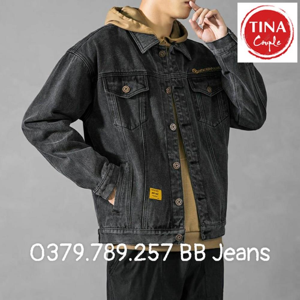 ÁO KHOÁC JEAN NAM NỮ UNISEX KÚN YÊU CHO TEEN