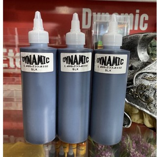 Mực tập màu đen Dynamic chai 240ml(8oz),chỉ tập lên da tập xăm