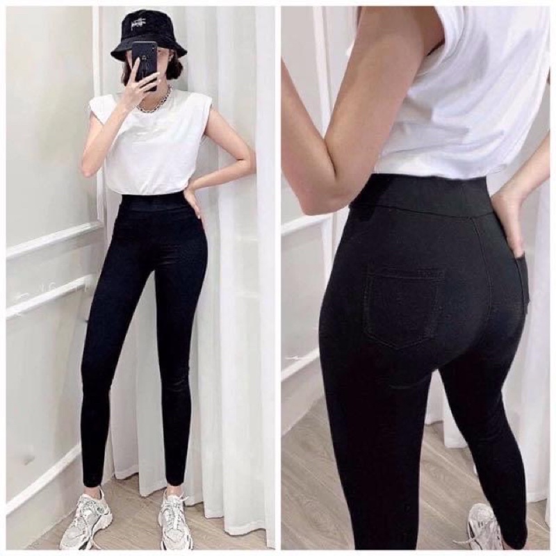QUẦN LEGGING CẠP CAO NỮ DIOR GẮN ĐÁ CHẤT COTTON LOẠI 1 CAO CẤP CO GIÃN KHÔNG BỤC CHỈ FULL HỘP