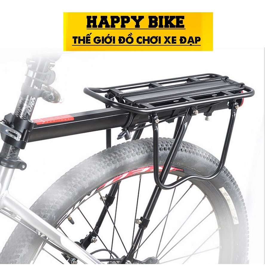 Kệ Yên Sau Gác Baga HappyBike Gắn Thêm Phía Sau Cho Xe Đạp Vào Cốt Yên cho xe đạp địa hình