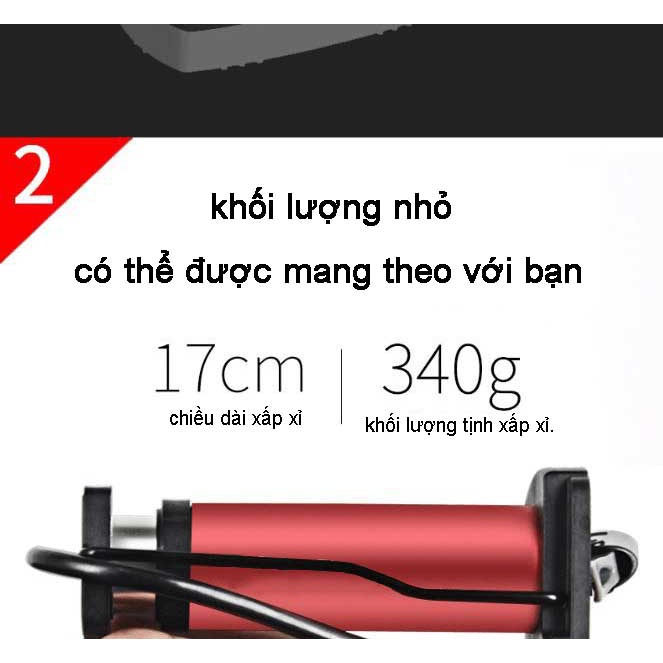 Máy bơm xe đạp MTB Xe đạp điện Xe máy 120PSI Máy bơm lốp áp suất Schrader Van Presta Phụ kiện đi xe đạp
