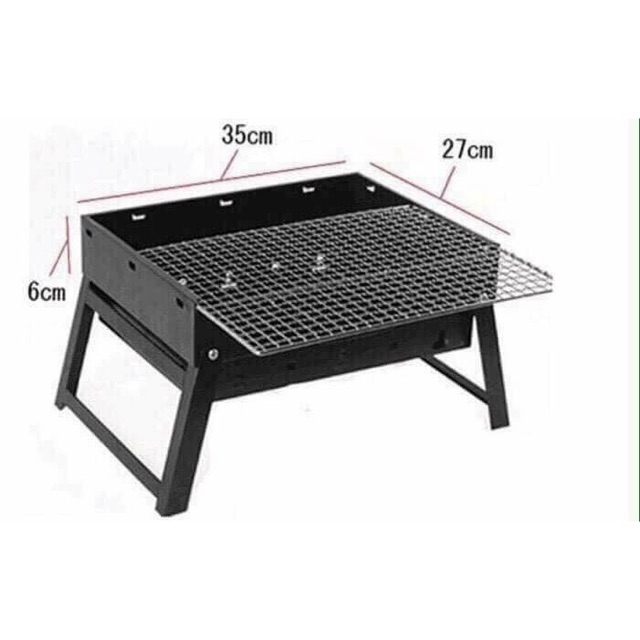 Bếp nướng than hoa vuông cao cấp