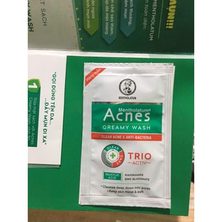 Combo 10 sample sữa rửa mặt acnes ngăn ngừa mụn (3g/gói)