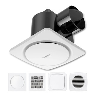 Quạt hút âm trần Himpel Hàn Quốc JV-201M chạy cực êm, nhập khẩu 100%