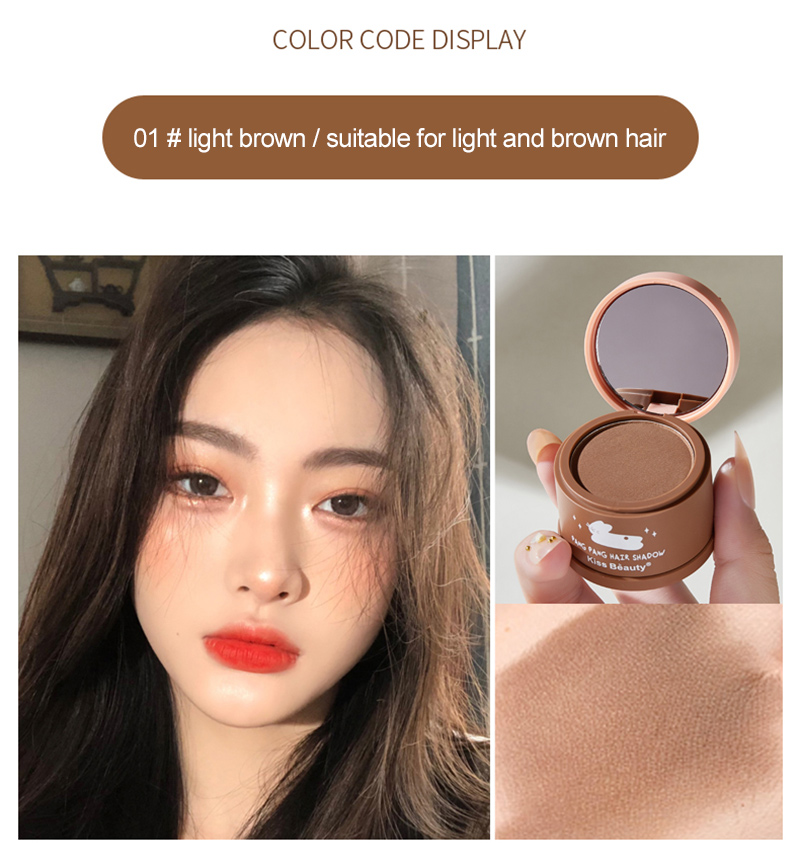 (Hàng Mới Về) Phấn Che Khuyết Điểm Cho Tóc Và Trán Tự Nhiên Kiss Beauty | BigBuy360 - bigbuy360.vn