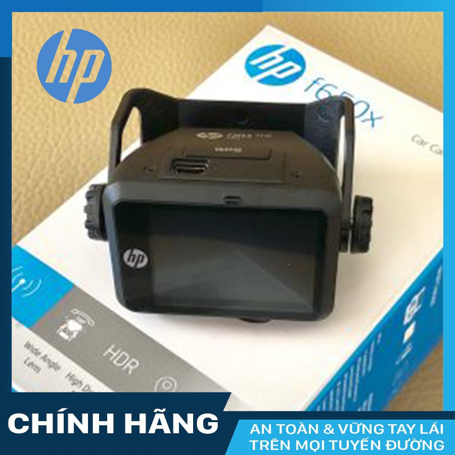Camera hành trình HP F650x Wifi GPS + thẻ nhớ 16/32GB Class 10 - hàng chính hãng