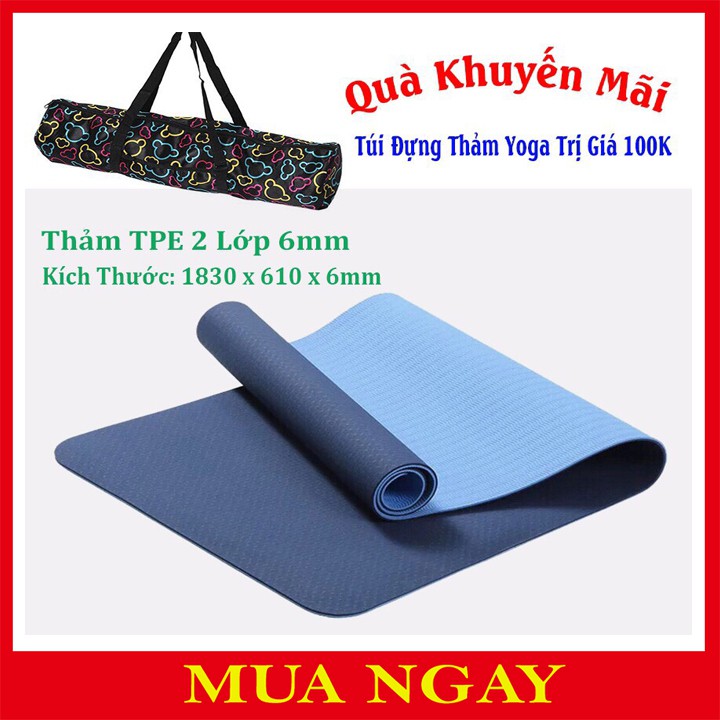 Thảm Yoga TPE Cao Cấp