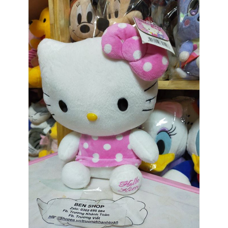 Hello Kitty size 30cm, tem Sanrio chính hiệu xịn sò, mất tag💖💖💖