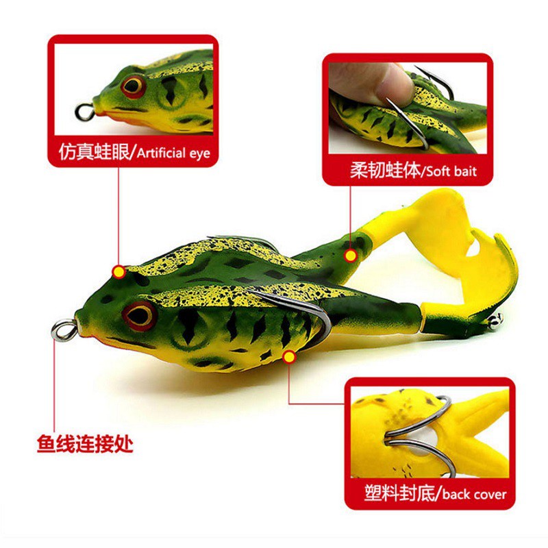 Mồi Câu Lure Siêu Nhạy 3D Chuyên cá lóc, chép, trê MCL1 - Sanami Fishing