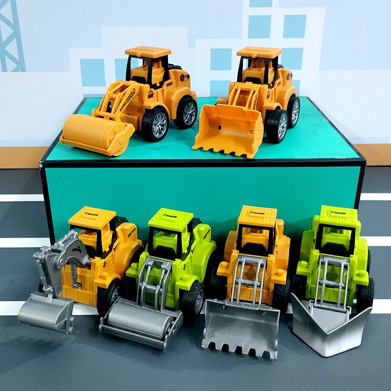 Xe đồ chơi công trình xây dựng cho bé chất liệu an toàn giúp bé phát triển tư duy MasterKids