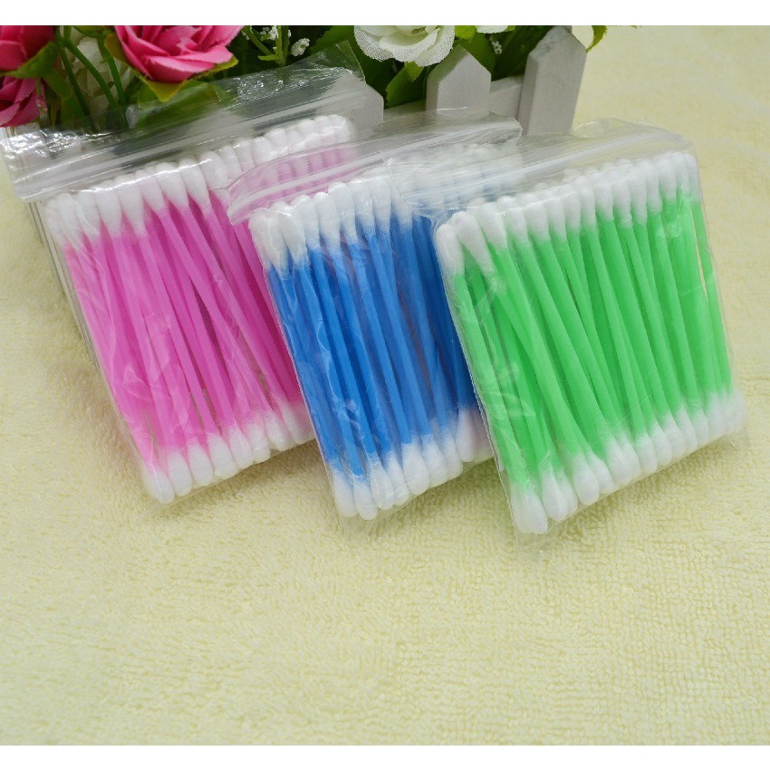 Bông ngoáy tai gỗ tăm bông nhỏ gọn tiện lợi vệ sinh tai dễ dàng DANA