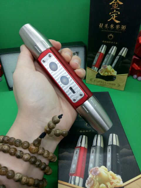 Đèn Pin Soi Đá Quý 4 MÀU CHÍNH HÃNG Siêu Sáng Chuyên Soi Đá, Hổ Phách