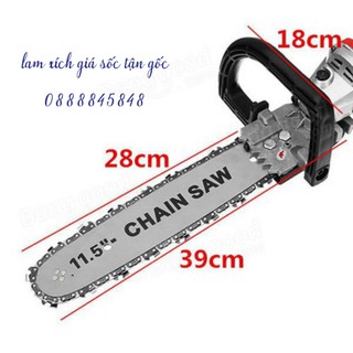 COMBO 1 BỘ LAM CƯA XÍCH GẮN MÁY MÀI GÓC 100 - HÀNG LOẠI 1 ỐP SẮT BẢO VỆ - VÀ 1 DÂY XÍCH LƯỠI CƯA THAY THẾ