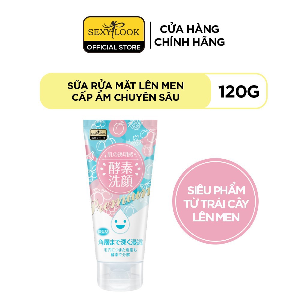 Sữa Rửa Mặt Lên Men SEXYLOOK [Cấp Ẩm Chuyên Sâu Hương Đào]- Tuýp Hồng Xanh (120g/ tuýp) | BigBuy360 - bigbuy360.vn