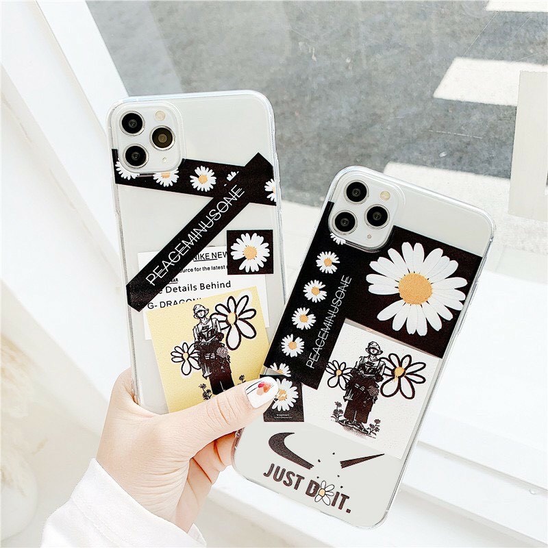 Ốp Lưng Iphone Trong Just Do It Chống Ố Màu 7,8plus,x,xs,xsmax,11,11promax,12,12promax,13,13promax