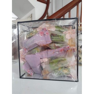 Hộp nhựa trong đựng bánh kẹo 200gr