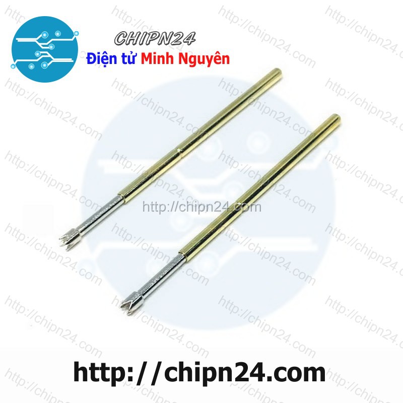 [3 CÂY] Kim test mạch P100-Q2, đường kính ống kim 1.36mm, đầu 4 vuốt thẳng