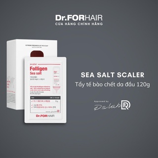 Tẩy tế bào chết da đầu dr.forhair sạch gàu dr for hair sea salt scaler 1 hộp/10gói