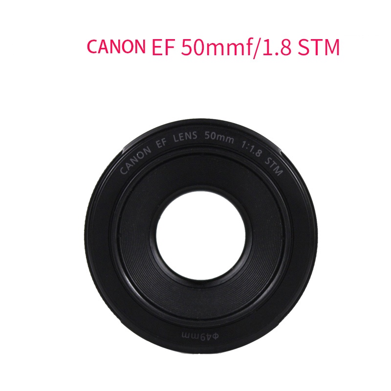 Loa Che Nắng bizoe es-68 Cho Ống Kính Máy Ảnh canon ef 50mm f / 1.8 stm prime 49mm