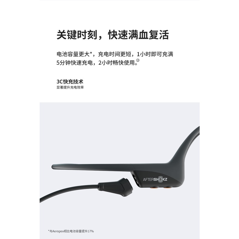 Tai Nghe Shokz Shaoyin OpenComm / C102 Không Dây Sạc USB Có Nam Châm Chất Lượng Cao