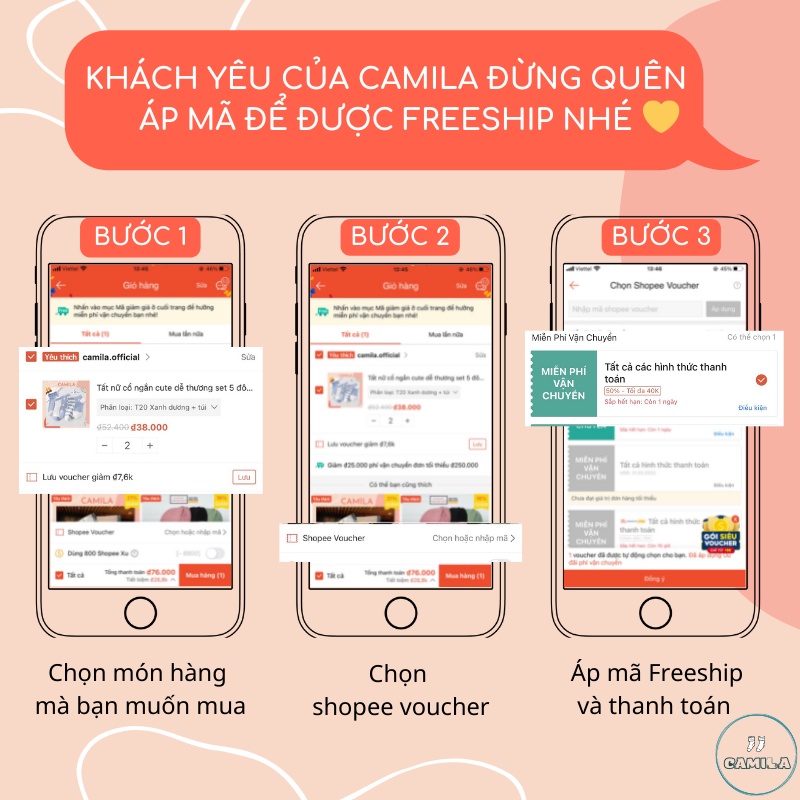 Set 100 dây buộc tóc mix màu Hàn Quốc cute CAMILA D09