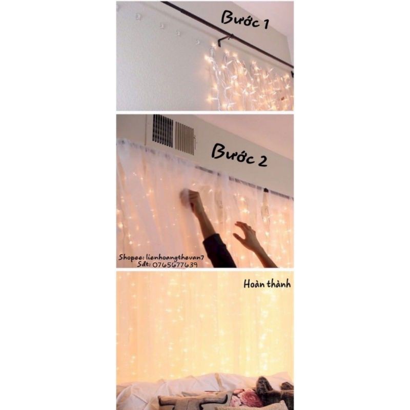 Dây đèn led cắm điện dài 7.5m và 5m