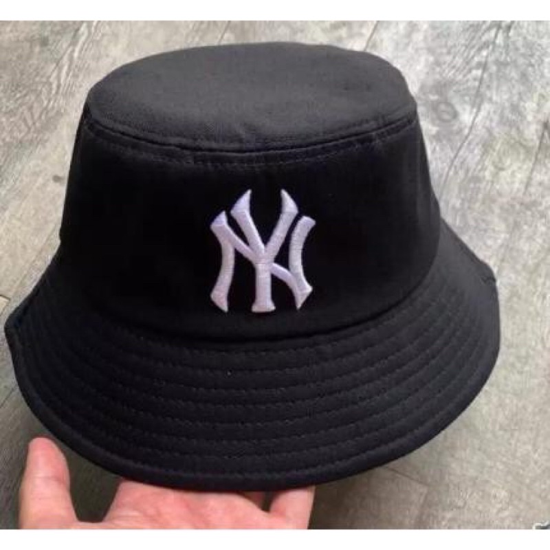 Mũ Bucket Thêu Chữ NY, Nón Tại Bèo Unisex Giá Sỉ