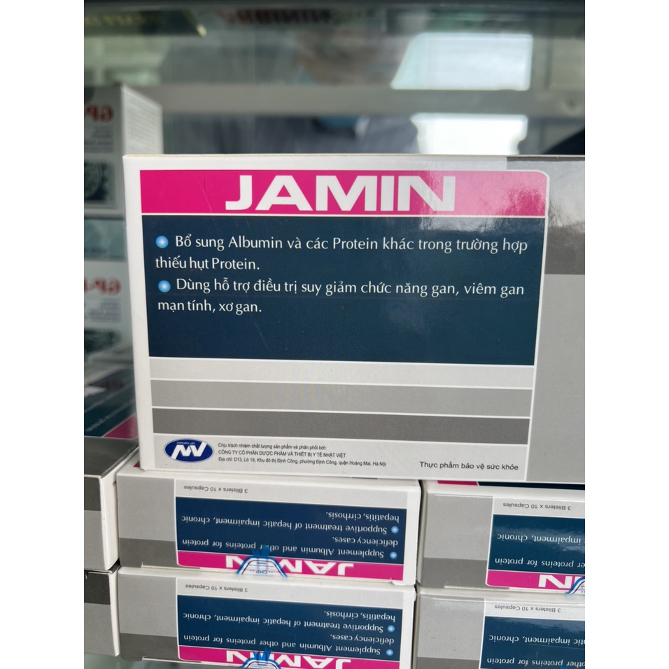 Jamin Hộp 30 Viên Hỗ Trợ Tăng Cường Làm Gảm Chức Năng Gan,Viêm Gan Mãn Tính, Xơ Gan