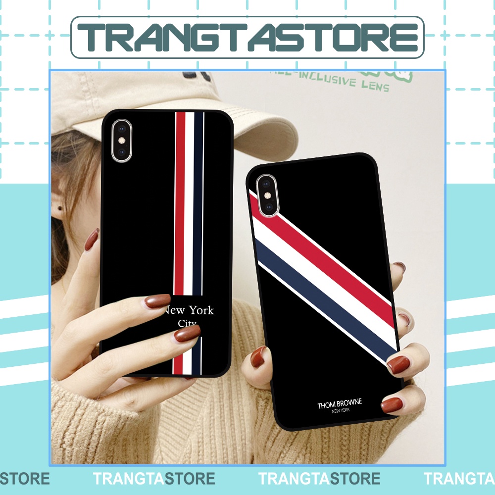 Ốp iphone X Xs XR Xsmax 11 11 Pro Max in hình hoạt tiết thombrowne dễ thương siêu hot