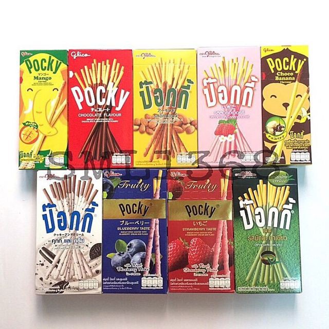 (5 vị) Bánh que Glico Pocky hộp 40gr