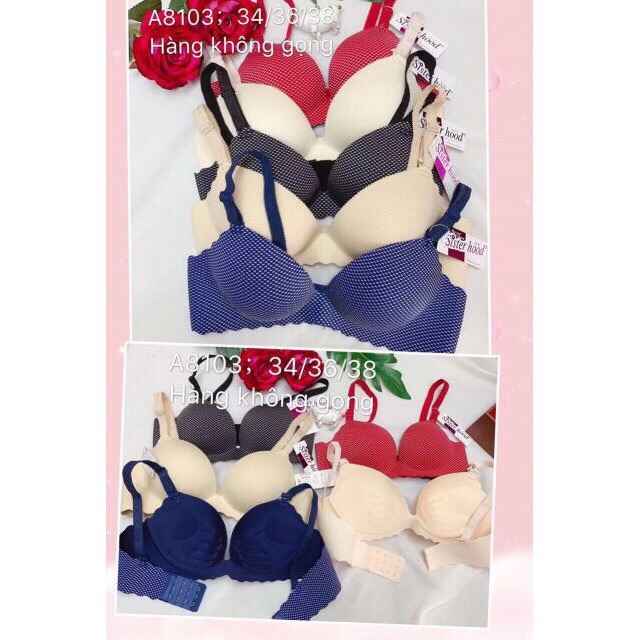 Áo lót đúc in hoa nâng ngực Hàng đẹpmẫu mới nhất