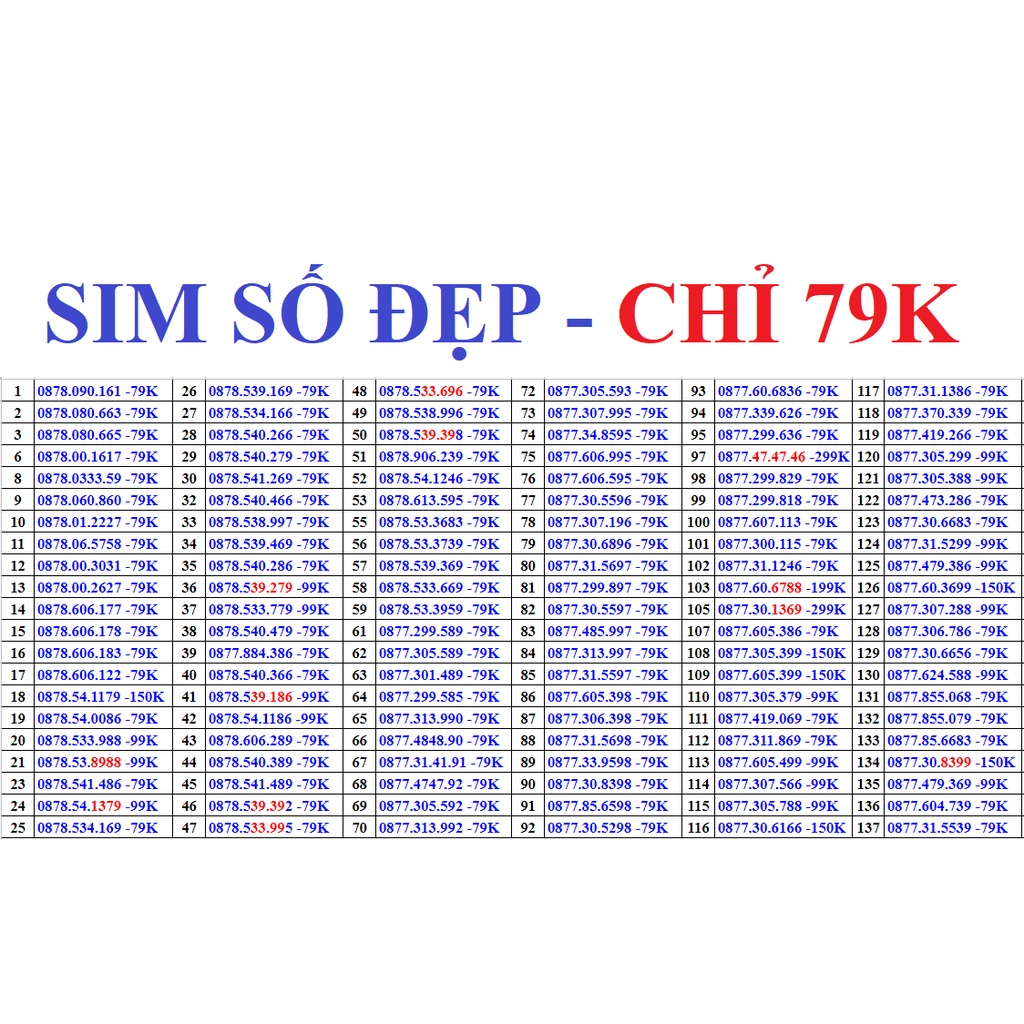 Sim mạng VINAPHONE, 90G/th Gọi VINAPHONE Miễn Phí, MAY77 Sim ITELECOM