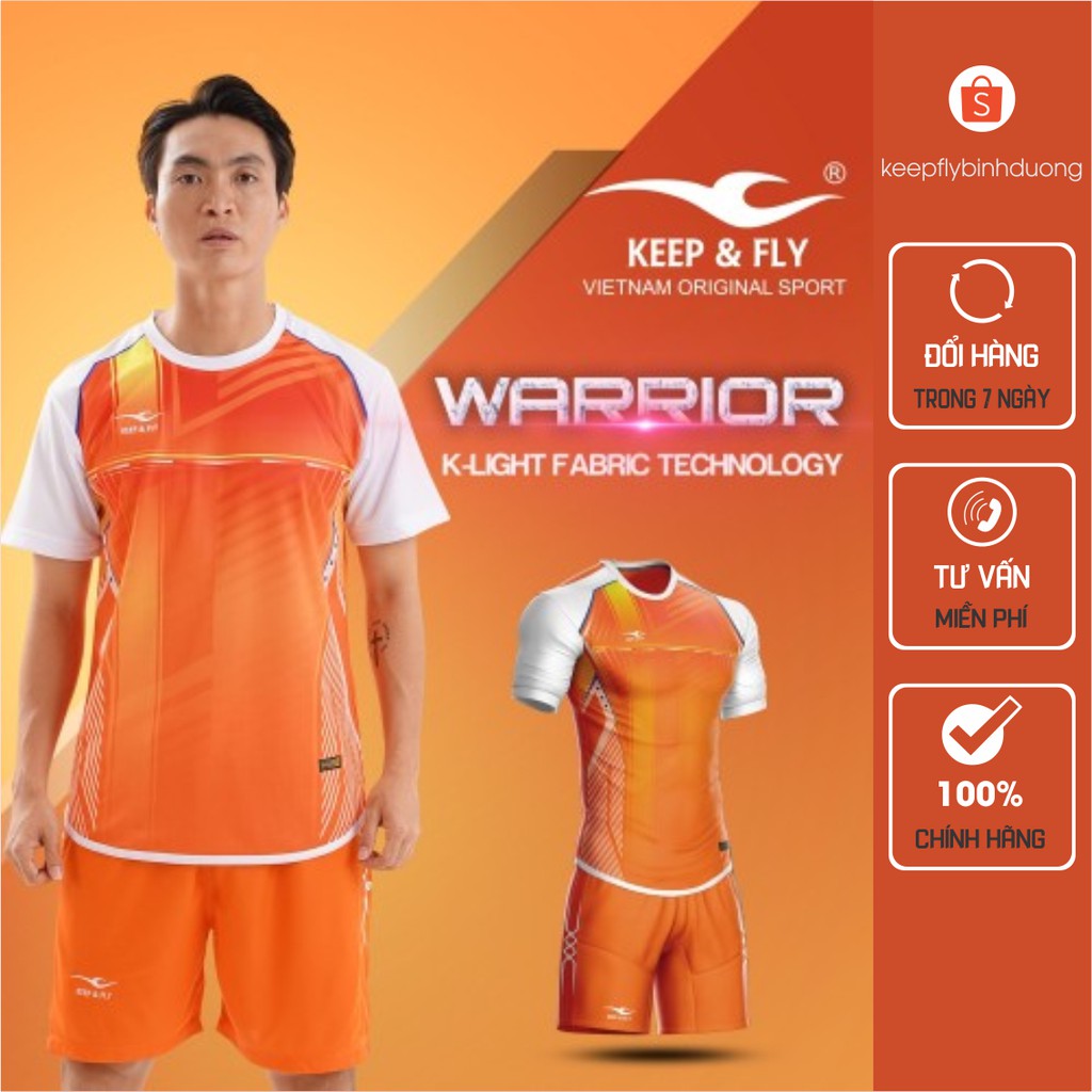 Bộ Quần Áo Bóng Đá Warrior - Tuấn Anh x Keep & Fly