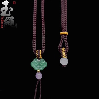 Dệt tay Ngọc Mặt dây chuyền Dây tự làm Vòng cổ đơn giản Dây treo cổ Dây sáp ong Mặt dây chuyền Dây buộc