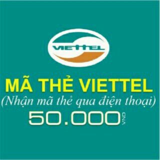 Thẻ cào viettel 50.000đ