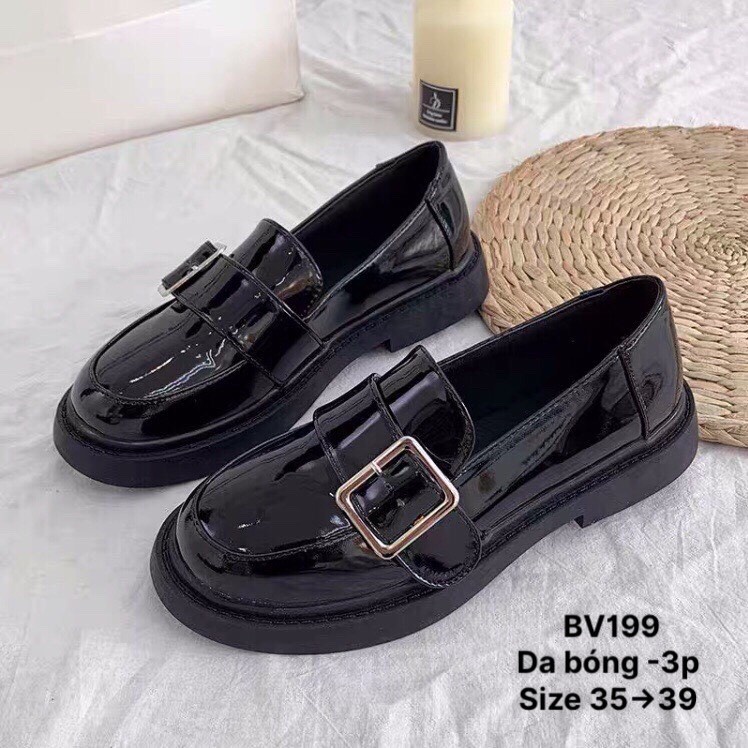 Giày oxford nữ khóa phong cách Hàn quốc BV199