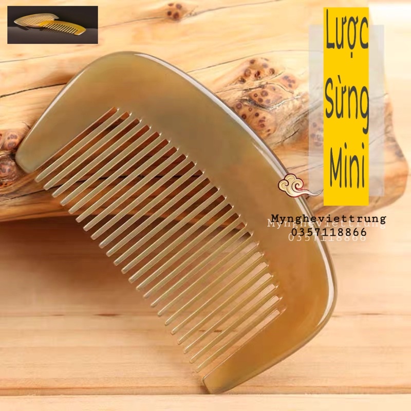 Lược Sừng Mini 9cm Tiêu Chuẩn Xuất Khẩu