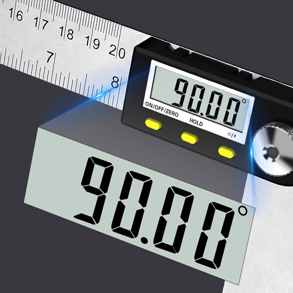 FOREVER Thước Đo Góc Kỹ Thuật Số Bằng Thép Không Gỉ Chuyên Nghiệp