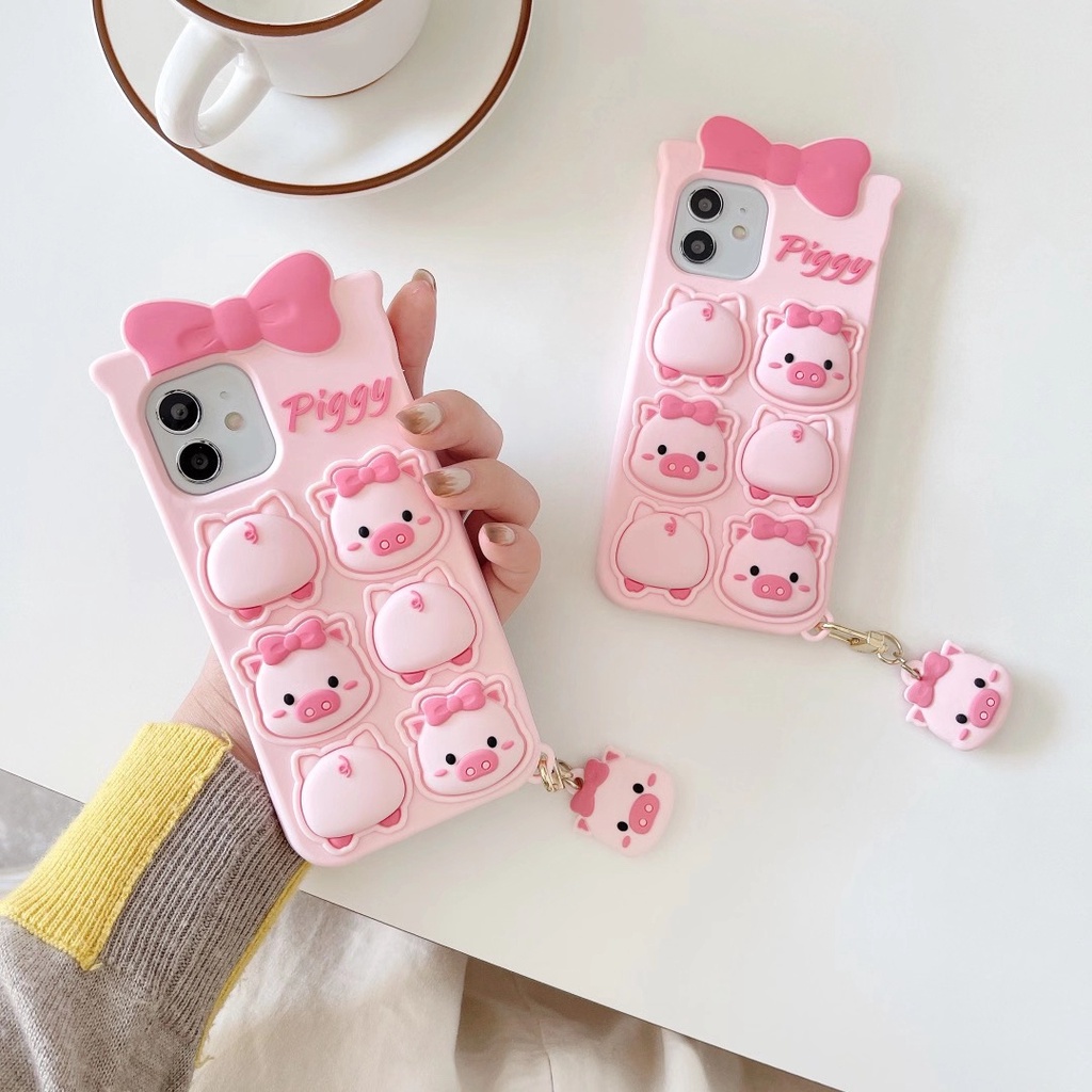 Ốp điện thoại silicon mềm mẫu hoạt hình 3D thích hợp cho IPHONE 13 PRO MAX 12 PRO MAX XS MAX XR X 7 8 PLUS 6 6S PLUS