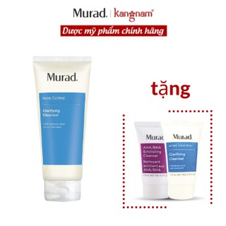 Sửa rửa mặt ngừa mụn Clarifying Cleanser Murad 200ml TẶNG 2 sữa rửa mặt Murad Minisize