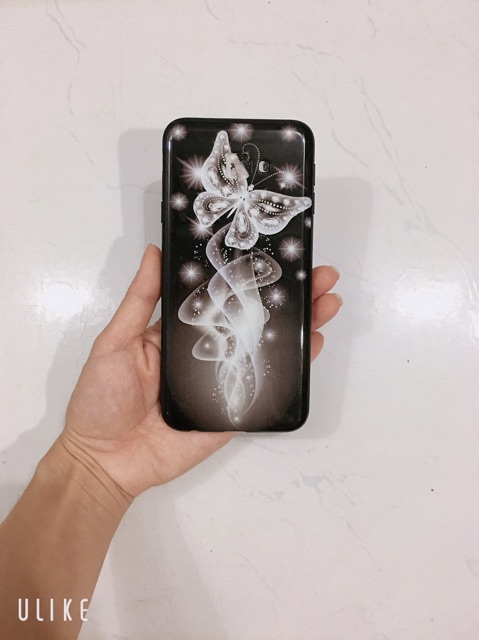 Ốp lưng sam sung J4 Core,J4 Plus,J4+ hình Bướmm nền đen
