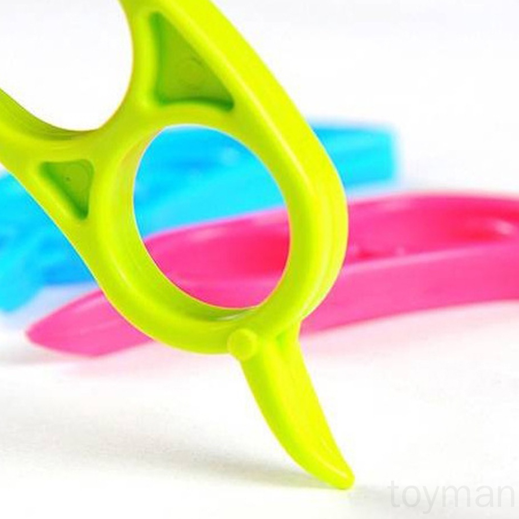 Dụng cụ lột vỏ cam chanh bằng nhựa màu sắc ngẫu nhiên