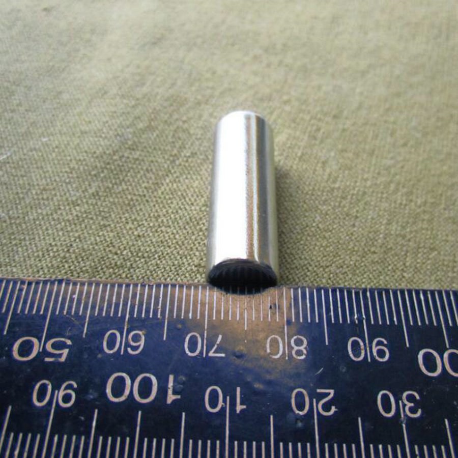 Nam châm viên trắng 10x30mm - loại nam châm đất hiếm lực hút mạnh