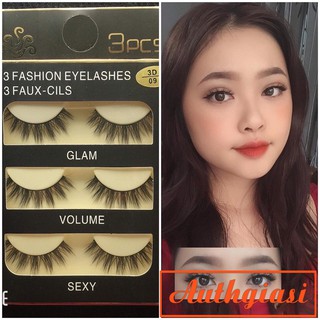 [MI TỰ NHIÊN] Sỉ Mi chồn 3D 3 đôi 3D 822