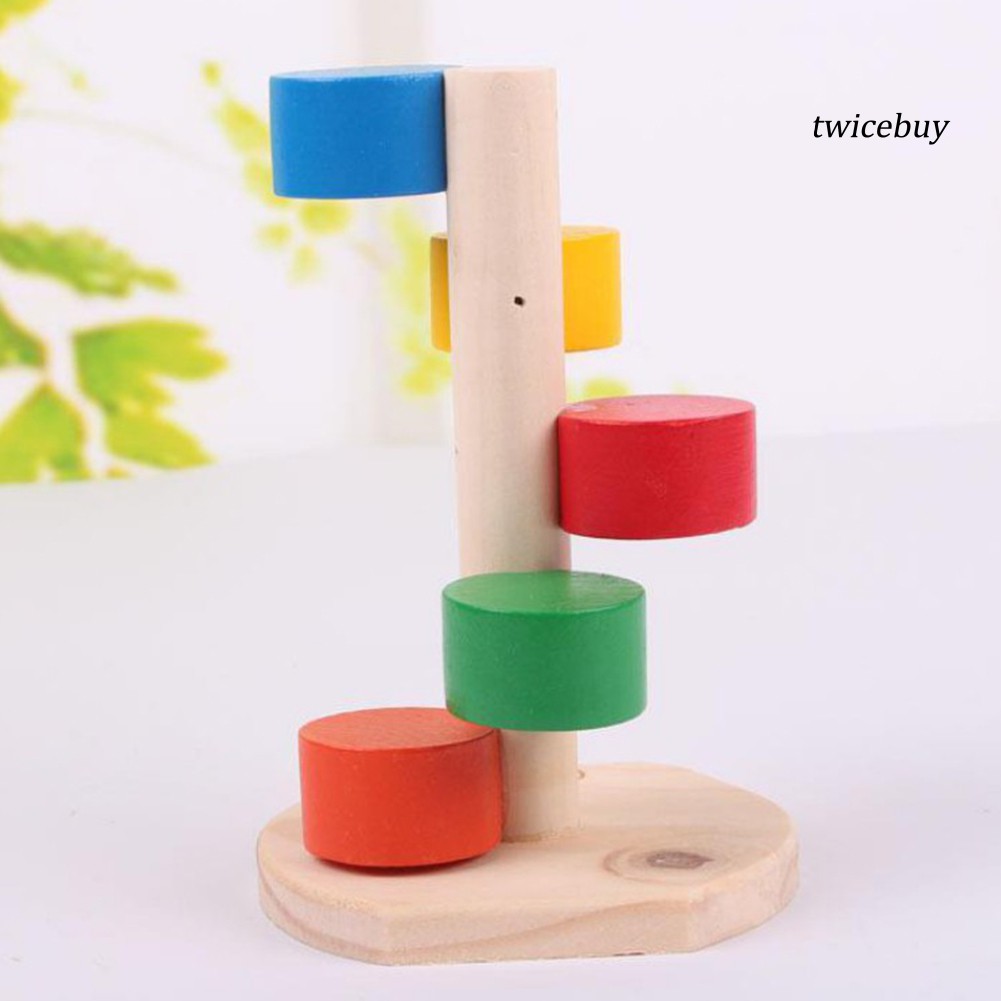 Cầu Thang Leo Bằng Gỗ Nhiều Màu Cho Chuột Hamster